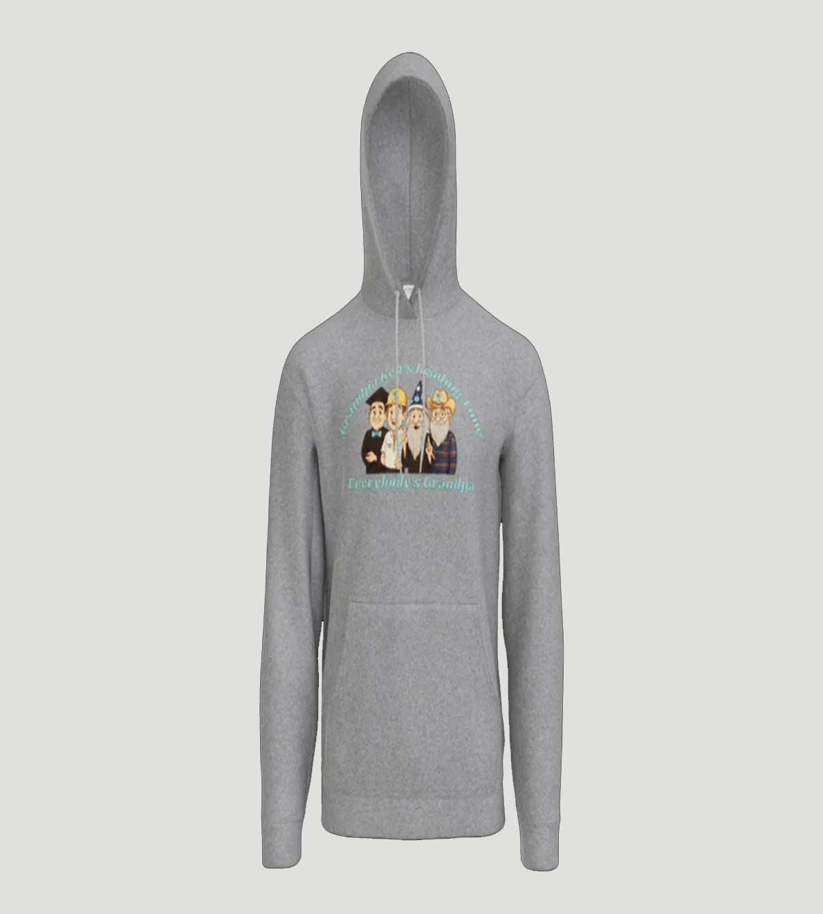 Grandpa Ken's Official Reading Time Hoodie Adult and Kiddo Sizes