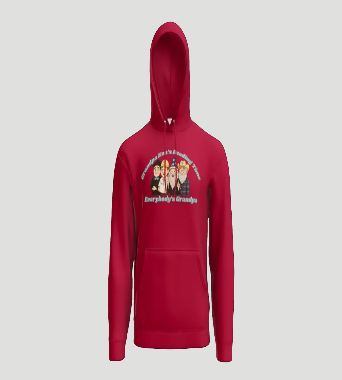 Grandpa Ken's Official Reading Time Hoodie Adult and Kiddo Sizes